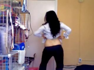 Asian damsel Dancing And Stripping On Webcam