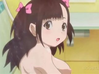 Bad anime skitten film med uskyldig tenåring naken cookie