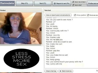 Chatroulette 107 - madura quiere jugar pero alguien llega..lol