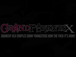 Rico e velho ensino pobre estudante por grandparentsx: ao ar livre broche sexo clipe