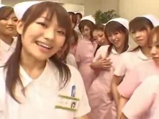 Asian nurses enjoy x rated clip on top