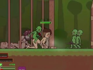 Captivity &vert; 舞台 3 &vert; 裸 女 survivor fights 她的 方法 通過 熱 到 trot goblins 但 fails 和 得到 性交 硬 吞嚥 liters 的 附帶 &vert; 無盡 遊戲 gameplay p3