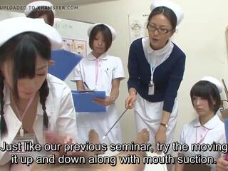 Jav sykepleiere cfnm handjob blowjob demonstration subtitled