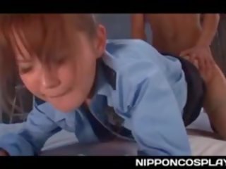 Superior Ass Jap Police Woman Slit Pounded And Mouth Fucked Hard