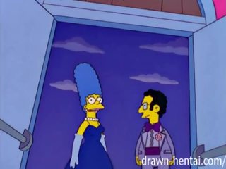 Simpsons dospelé klip - marge a artie afterparty