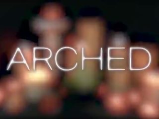 ARCHED -Katie Kush & Laz Fyre Flexible Oiled sex