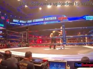 Muay Thai fight night and Horny x rated clip immediately right after for this big ass Thai girlfriend hottie