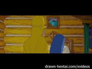 Simpsons malaswa film - may sapat na gulang klip gabi