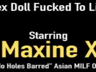 Reale vita asiatico sporco film bambola maxine x scopa bianco & nero cocks&excl;