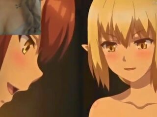 Tres chicas se comen el meni de un joven pajero - kedi kostümü isekai harem parte 1 melinamx