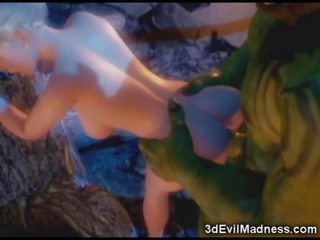 3d elf prinses ravaged door orc - seks video- bij ah-me