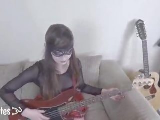 Preview&colon; uroczy emo guitar lekcja ciężko analny i jedzenie sperma
