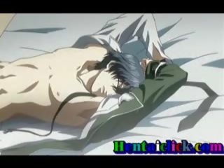 Enticing hentai homo hardcore bayan clip and love in bed