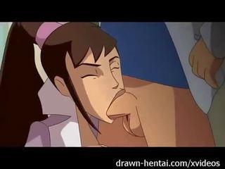 Avatar hentai - βρόμικο συνδετήρας legend του korra