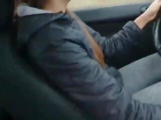 Handjob while driving&excl;&excl;&excl; elite Outdoor X rated movie in the Mountains