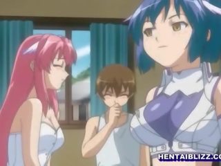 Bigboobs hentai được assfucked trong các bơi hồ bơi