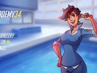 Sinfully tréfa játékok overwatch academy34