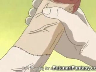 Хентай futanari 2 нозе кур